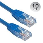 ATLANTIS LAND - CAVO RETE CAT.5E-UTP + PLUG RJ45 M-M  1 METRO ATLANTIS P019-N140-02-26CU-BL1 - EAN:8026974014524(P019-N140-02-26CU-BL1)