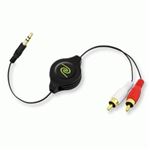 RETRAK - CAVO DA 3,5mm A RCA RETRATTILE EUCABLERCA35 RETRAK 0181204000420(EUCABLERCA35)