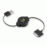 RETRAK - CAVO IPOD E IPHONE USB 2.0 SYN/CHARGE RETRATTILE NERO EUIPODUSBB RETRAK 181204000758(EUIPODUSBB)