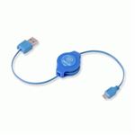 RETRAK - CAVO USB 2.0 A MICRO 5-PIN RETRATTILE BLU RETRAK EUCABLEMICBU 816983011144(EUCABLEMICBU)