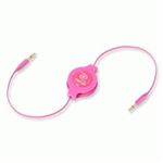 RETRAK - CAVO DA 3,5mm a 3,5mm PER MP3 RETRATTILE EUCABLE35PK ROSA RETRAK 816983011229(EUCABLE35PK)