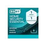 ESET - ESET (ESD-licenza elettronica) HOME SECURITY ESSENTIAL - 1 dispositivo - 1 anno (EHSE-N1-A1)(EHSE-N1-A1)