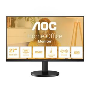 AOC - MONITOR AOC LCD IPS 27" WIDE FRAMELESS U27B3AF 4ms MM UHD 1000:1 BLACK 2xHDMI DP REG.ALT. Vesa Fino:31/10(U27B3AF)