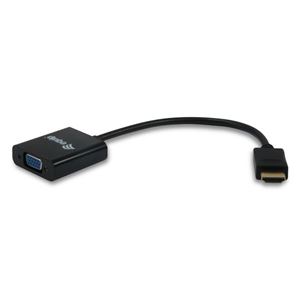 EQUIP - ADATTATORE HDMI EQUIP 11903607 da HDMI-M a HD15 VGA -F con audio -25cm - EAN: 4015867194829(11903607)