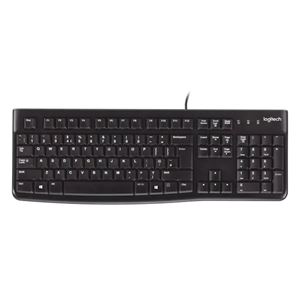 LOGITECH - TASTIERA LOGITECH oem K120 USB NERA LAYOUT US P/N 920-002479(920-002479)