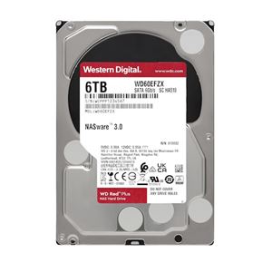 WD - HARD DISK SATA3 3.5" x NAS 6000GB(6TB) WD60EFZX WD RED PLUS 128mb cache 5640rpm CERTIFIED REPAIR(34.8909R)