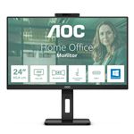 AOC - MONITOR AOC LCD IPS LED 23.8" WIDE FRAMELESS 24P3CW 4ms MM FHD 1000:1 BLACK REG.ALT. Pivot HDMI DP USB-C 4xUSB WEBCAM Fino:29/03(24P3CW)