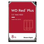 WD - HARD DISK SATA3 3.5" x NAS 8000GB(8TB) WD80EFZZ WD RED PLUS 128mb cache 5640rpm fino a 8 allggiamenti(WD80EFZZ)
