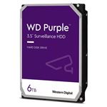 WD - HARD DISK SATA3 3.5" 6000GB(6TB) WD63PURZ WD 256mb cache 5700rpm Purple videosorveglianza 24x7(WD63PURZ)