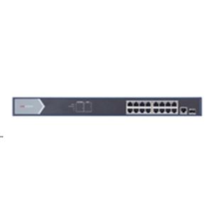 HIKVIS - SWITCH 16P LAN Gigabit HIKVISION DS-3E0518P-E 16P PoE + 2P Uplink - Desktop - QOS - 230W(DS-3E0518P-E)