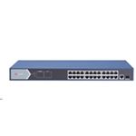 HIKVIS - SWITCH 24P LAN Gigabit HIKVISION DS-3E0526P-E 24P PoE + 2P Uplink - Desktop - QOS - 370W(DS-3E0526P-E)