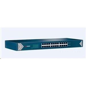 HIKVIS - SWITCH 24P LAN Gigabit HIKVISION DS-3E0524-E(B) 48Gbps 240 VAC 18W - Unmanaged(DS-3E0524-E(B))