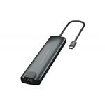 CONCEPTRONIC - ADATTATORE HUB USB multifunzione 6 in 1 CONCEPTRONIC DONN06G 3x USB-A 3.0, USB-C PD,HDMI,lettore Sch. SD/TF, P Gigabit(DONN06G)