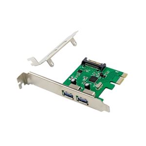 CONCEPTRONIC - SCHEDA PCI Express 2P USB3.0 CONCEPTRONIC EMRICK06GSupporta hot-swapping,UASP(EMRICK06G)
