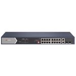 HIKVISION - SWITCH 16P LAN Gigabit HIKVISION DS-3E0520HP-E 16P PoE 2P RJ45 -2 SFP Uplink - Desktop - 802.3af/at/bt, port 1-4 supp. Hi-PoE(DS-3E0520HP-E)