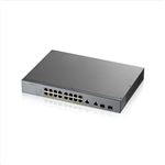 ZYXEL - SWITCH 16P LAN Gigabit PoE ZYXEL GS1350-18HP-EU0101F NebulaFlex Managed x CCTV-2P Combo Gigabit Uplink-1y serv.NebulaPro(GS1350-18HP-EU0101F)