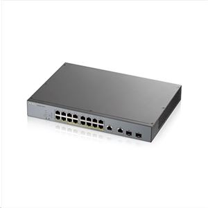 ZYXEL - SWITCH 16P LAN Gigabit PoE ZYXEL GS1350-18HP-EU0101F NebulaFlex Managed x CCTV-2P Combo Gigabit Uplink-1y serv.NebulaPro(GS1350-18HP-EU0101F)