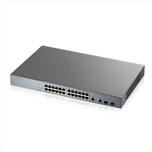 ZYXEL - SWITCH 24P LAN Gigabit PoE ZYXEL GS1350-26HP-EU0101F NebulaFlex Managed x CCTV- 2P Combo Gb Uplink-1y serv.Nebula Pro(GS1350-26HP-EU0101F)