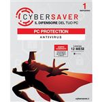 CYBERSAVER - CYBERSAVER BOX - PC PROTECTION - ANTIVIRUS 1PC (CSPP12AV1B) Fino:29/12(59.901)