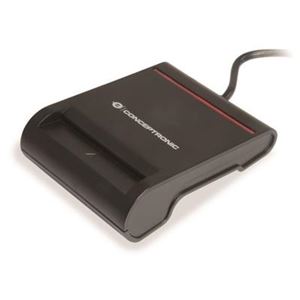 CONCEPTRONIC - CARD READER X SMART CARD CONCEPTRONIC SCR01B USB X HOMEBANKING/FIRMADIGITALE/ETC (supp. schede ISO7816 Classe A,B e C)(SCR01B)