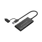 CONCEPTRONIC - LETTORE CARD READER USB3.0 7 in 1 CONCEPTRONIC BIAN03B USB-A e USB-C, SD/SDHC/SDXC x2, Micro SD/T-Flash, MMC, MS, M2, CF, xD(BIAN03B)