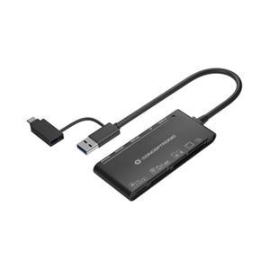 CONCEPTRONIC - LETTORE CARD READER USB3.0 7 in 1 CONCEPTRONIC BIAN03B USB-A e USB-C, SD/SDHC/SDXC x2, Micro SD/T-Flash, MMC, MS, M2, CF, xD(BIAN03B)