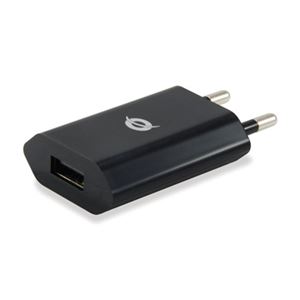 CONCEPTRONIC - CARICATORE USB CONCEPTRONIC  CUSBPWR1A da 5W - 1A - Nero Fino:31/12(CUSBPWR1A)