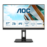 AOC - MONITOR AOC LCD IPS LED 27" WIDE U27P2CA 4K 5ms MM UHD 1000:1 GRAY DP HDMI 2xUSB3.0 Vesa Fino:30/11(U27P2CA)