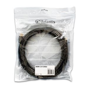 ATLANTIS LAND - CAVO HDMI 2.0 ATLANTIS P019-HDMI_20-5 -Rame - Schermato - 5Mt(P019-HDMI_20-5)