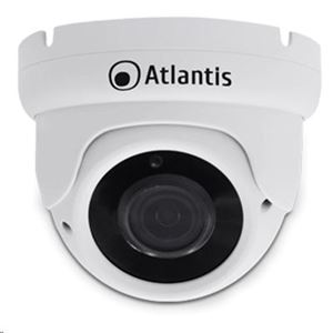 ATLANTIS LAND - VIDEOCAMERA IP ATLANTIS A11-UX914A-DP PoE DomE  Bianca-5MP-IP66 CMOS1/2.8"-Ottica Fissa 3.6mm-IR cut-Fino a 10mt(A11-UX914A-DP)