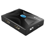 ATLANTIS - Deviatore KVM HDMI Switch USB ATLANTIS P021-MTHK02 (tast.mpouse,VGA) a 2P -incl.2 cavi di colleg.Non necessita di alimentazione.(P021-MTHK02)