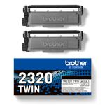 BROTHER - MULTIPACK BROTHER TONER TN2320TWIN 2xTN2320 X HL-L2300D/L2340DW/L2360DN/L2365DW DCP-L2500D/L2540DN/L2700DW(TN2320TWIN)