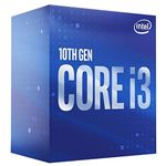 INTEL - CPU INTEL Comet Lake i3-10100 3.6G (4.3G turbo) 4-Core BX8070110100 6MB LGA1200 GRAFICA UHD 630 14nm 65W BOX -Garanzia 3 anni-(BX8070110100)