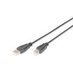 DIGITUS - LINK - CAVO USB 2.0 CONNETTORI A-B M/M IN RAME MT. 5 COLORE NERO(LP8089)