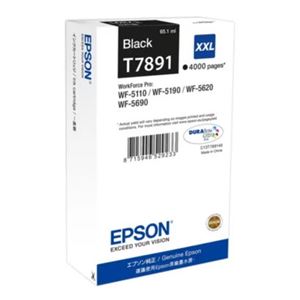 EPSON - CARTUCCIA EPSON T7891 XXL C13T789140 NERO 4.000pg X WorkForce Pro WF-5110DW, WF-5190DW WF-5620DWF, WF-5690DWF(C13T789140)