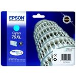 EPSON - CARTUCCIA EPSON 79XL "Torre di Pisa" C13T79024010 CIANO 2.000pg X WorkForce Pro WF-5110DW, WF-5190DW WF-5620DWF, WF-5690DWF(C13T79024010)