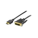 EQUIP - CAVO HDMI EQUIP 119322 2mt Nero Type A/DVI (18+1) M/M - EAN: 4015867150504(119322)