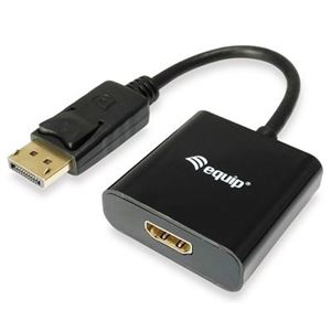 EQUIP - ADATTATORE DP/M a HDMI/F EQUIP 133438 - EAN 4015867178065 - DisplayPort su cavo 15Cm, 1920x1080/60Hz(133438)