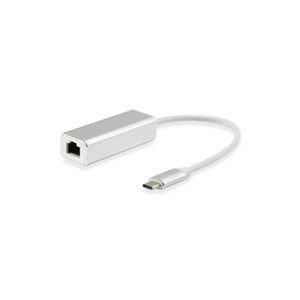 EQUIP - ADATTATORE USB EQUIP 133454 BIANCO da Type-C a RJ45 Gigabit  - 15cm - EAN: 4015867199688(133454)