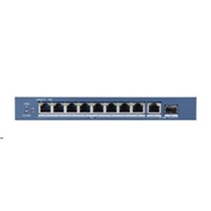 HIKVIS - SWITCH 8P LAN Gigabit HIKVISION DS-3E0510P-E 8P PoE + 2P Uplink - Desktop - QOS - 110W(DS-3E0510P-E)