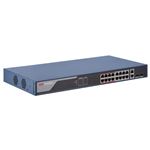 HIKVIS - SWITCH 18P LAN HIKVISION DS-3E1318P-EI 16P 10/100M RJ45 PoE+2P Gigabit Combo 802.3af/at PoE 230W - L2 Smart Managed(DS-3E1318P-EI)
