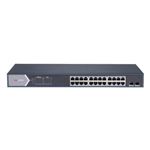 HIKVIS - SWITCH 26P LAN Gigabit  PoE HIKVISION DS-3E1526P-SI 24P PoE-2P SFP  -PoE 370W - L2 Smart Managed(DS-3E1526P-SI)