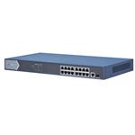 HIKVISION - SWITCH 16P LAN Gigabit HIKVISION DS-3E0518P-E/M 16P PoE + 2P Uplink - Desktop - QOS - 125W(DS-3E0518P-E/M)