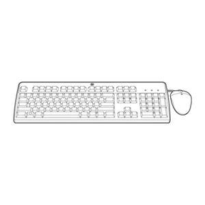 HPE - OPT HPE 631362-B21 USB IT Keyboard/Mouse Kit  Fino:07/05(631362-B21)