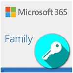 MICROSOFT - MICROSOFT 365 (ESD-Licenza elettronica) - FAMILY 6GQ-00092 - Subscription 1 anno - WIN/MAC (Office)(6GQ-00092)