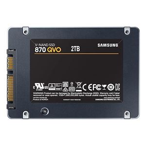 SAMSUNG - SSD-Solid State Disk 2.5" 2000GB (2TB) SATA3 SAMSUNG MZ-77Q2T0BW SSD870 Qvo Read:560MB/s-Write:530MB/s 3anni gar.(34.8071)