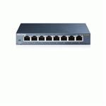 TP-LINK - SWITCH 8P LAN Gigabit TP-LINK TL-SG108 Metal Supports GMP Snooping,IEEE802.1p QoS, Plug&Play -Garanzia 3 anni(TL-SG108)