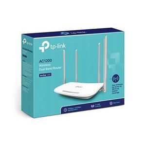 TP-LINK - Wireless AC1200 ROUTER Dual Band TP-LINK Archer C50 -300Mbps x2.4Ghz-867Mbps x 5Ghz- 802.11a/b/g/n 1P WAN-4P 10/100 Fino:30/04(Archer C50)