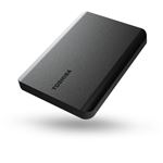 TOSHIBA - HDD USB3.0 2.5" 2000GB(2TB) TOSHIBA (HDTB520EK3AA) Canvio BASICS Black(HDTB520EK3AA)