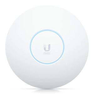 UBIQUITI - Wireless Access Point Wi-Fi 6 UBIQUITI UniFi U6-Enterprise 4800 Mbit/s, 537 Mbit/s, 4800 Mbit/s,1P RJ45 da 2.5Gbe, 600 utentI(U6-Enterprise-Eu)